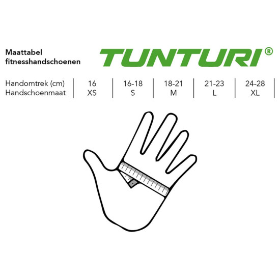 Tunturi Γάντια γυμναστηρίου XL Tunturi Γάντια γυμναστηρίου XL